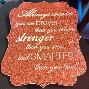 Perfect sign  for a girls bedroom.